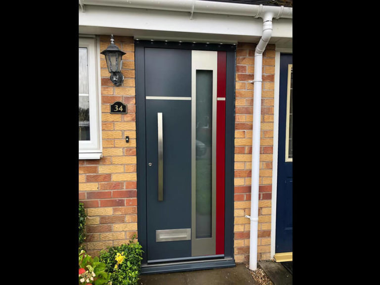 Ryterna front door design 802 with letter plate