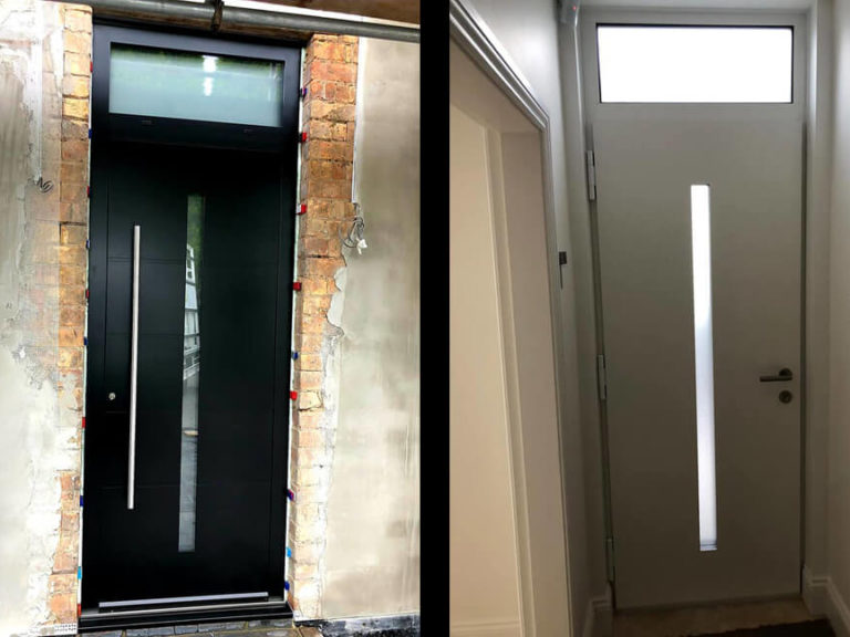 Ryterna front door design 501 with transom