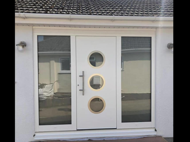 Ryterna front door with portholes & sidelights