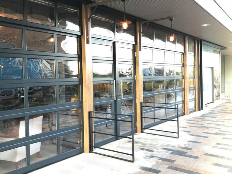 Glazed sectional garage doors (1)