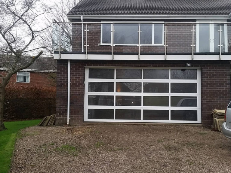 Glazed sectional garage doors (11)