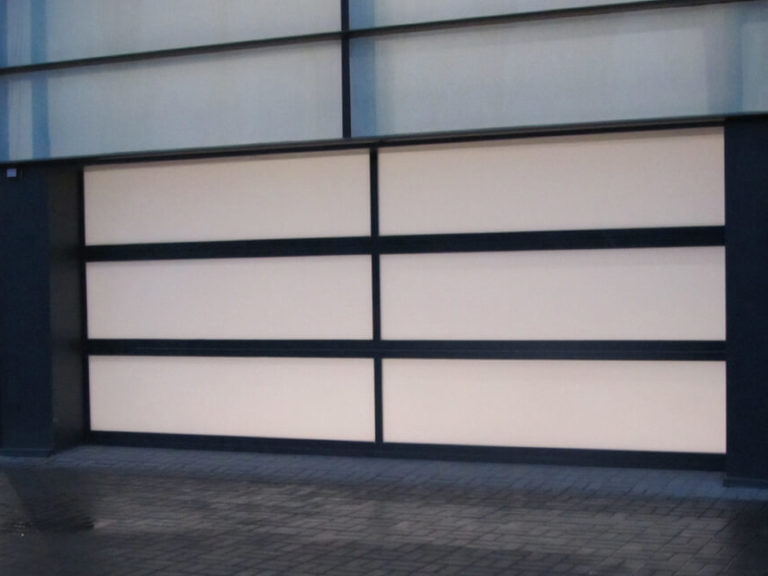 Glazed sectional garage doors (12)