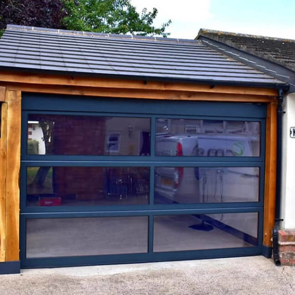 Glazed sectional garage doors (13)