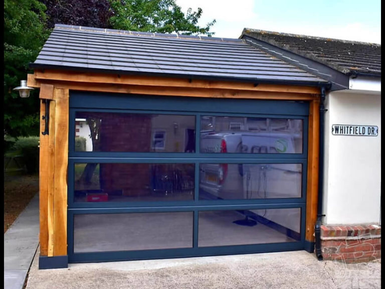 Glazed sectional garage doors (13)