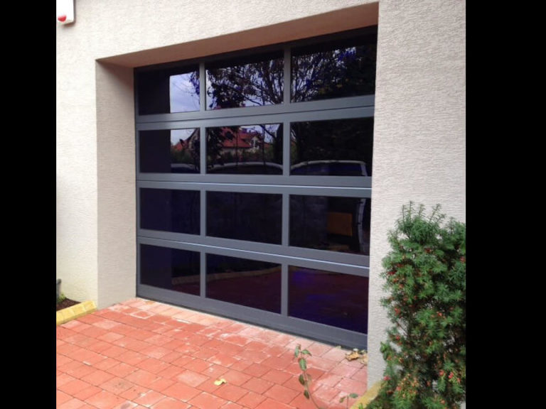Glazed & tinted garage door