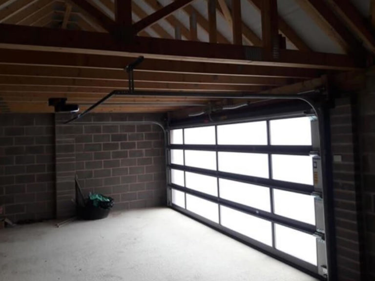 Glazed sectional garage doors (2)