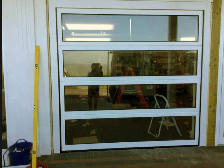 Glazed sectional garage doors (7)