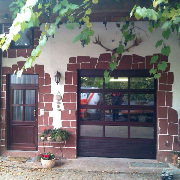 Glazed sectional garage doors (9)