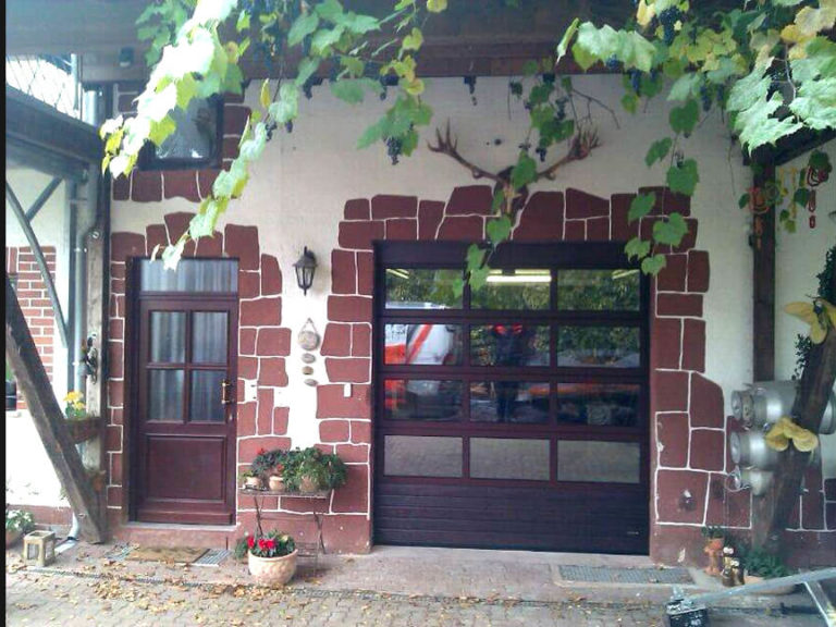 Glazed sectional garage doors (9)