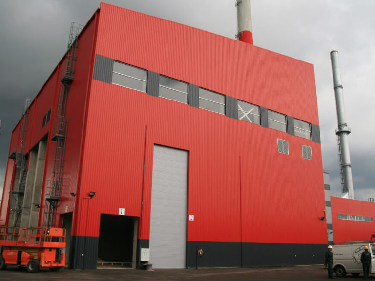 Industrial door 4x11 with direct drive gear