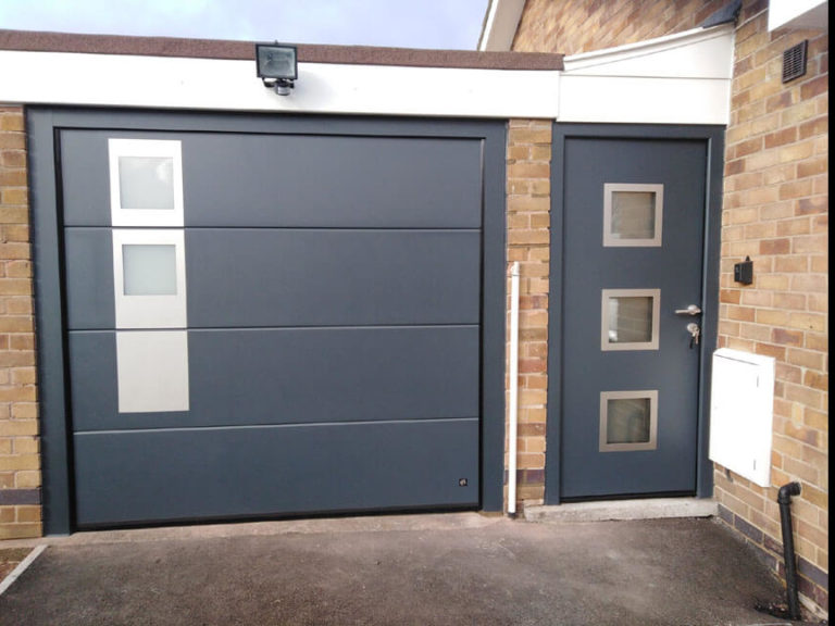 Matching design front & garage doors