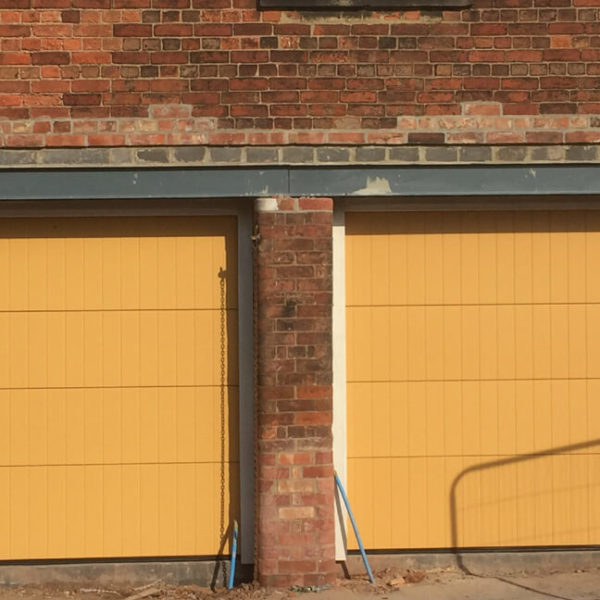 Okoume sectional garage doors (5)