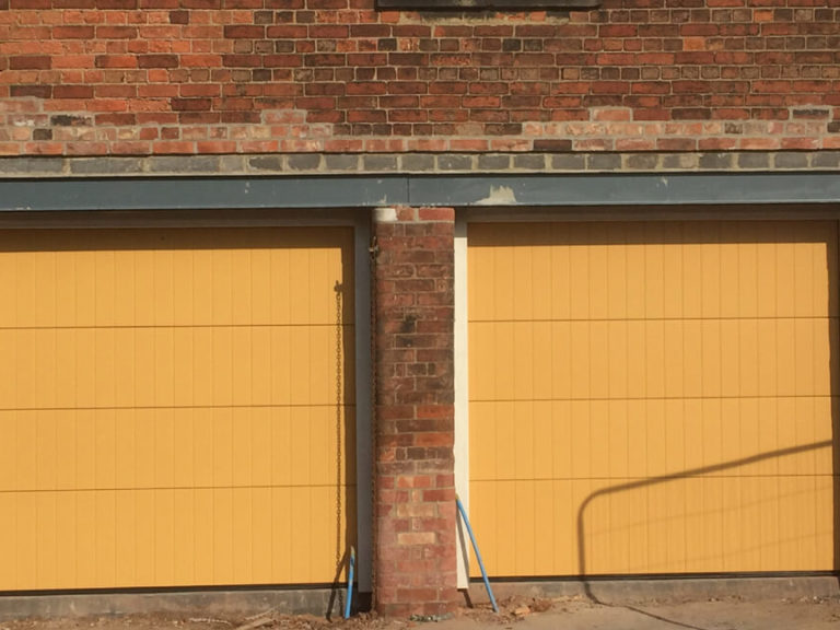 Okoume sectional garage doors (5)