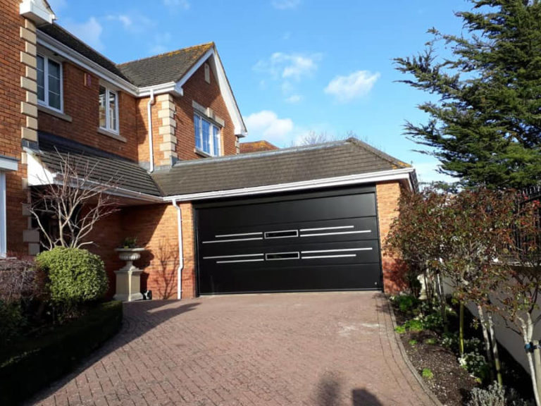 'Nordic' design sectional garage door