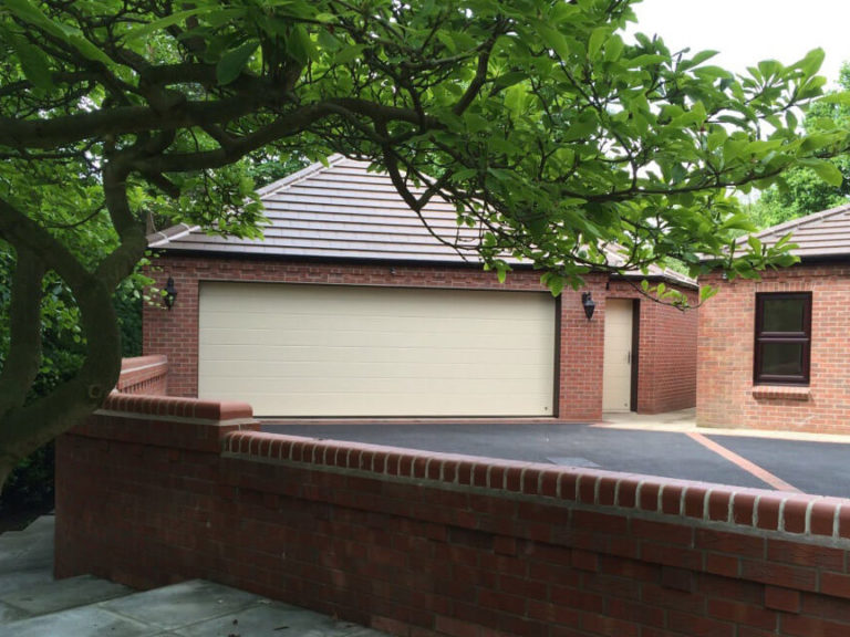 Garage door & side door