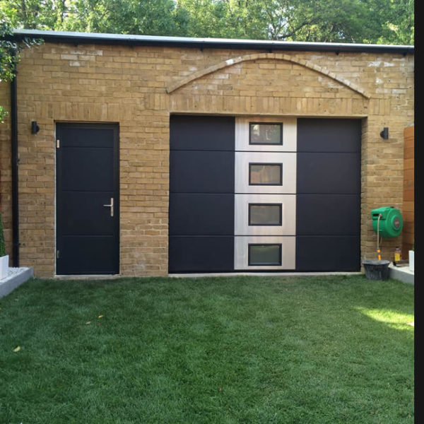 Sectional garage doors & side doors (2)