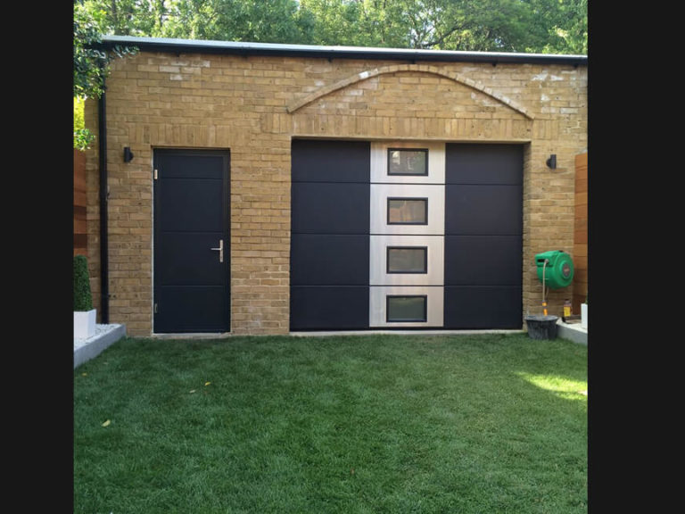 Sectional garage doors & side doors (2)