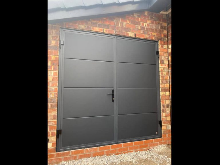 Side-Hinged Garage Door Slick design