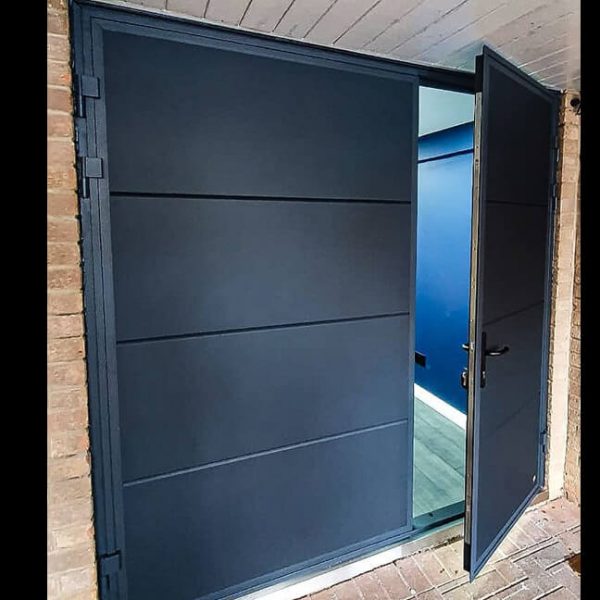 Side-Hinged Garage Door Slick design