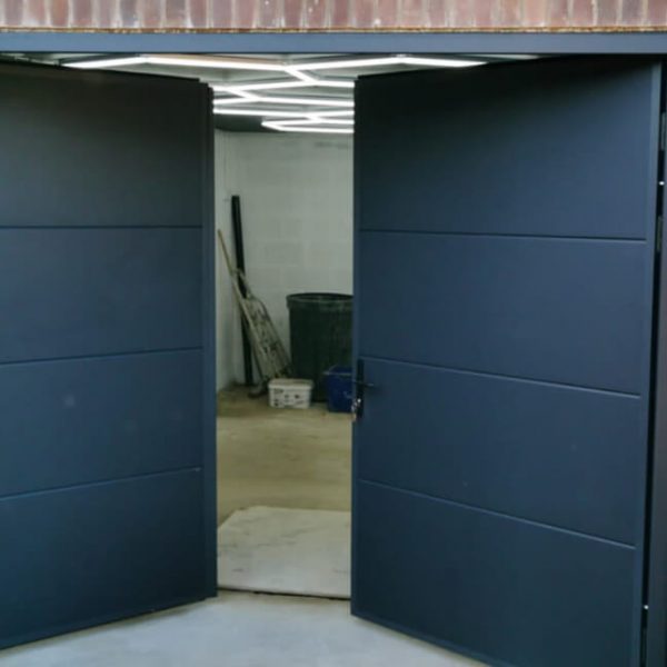 Inwards opening Side-Hinged Garage Door
