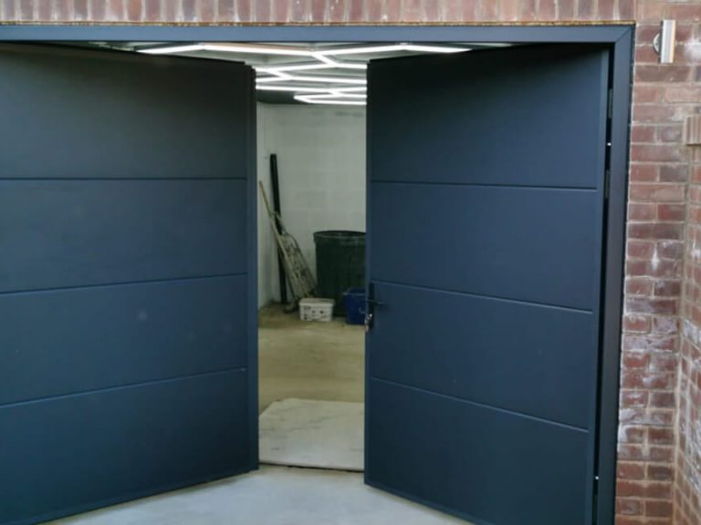 Inwards opening Side-Hinged Garage Door