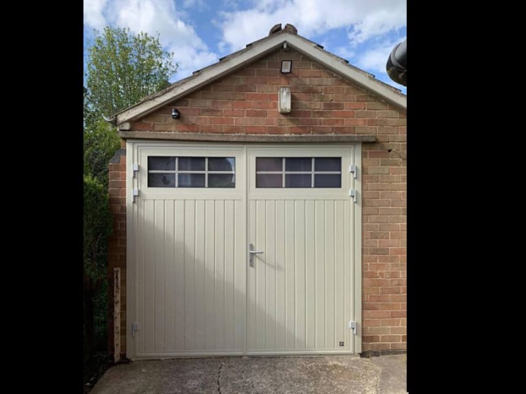 Side-Hinged Garage Door Traditional design