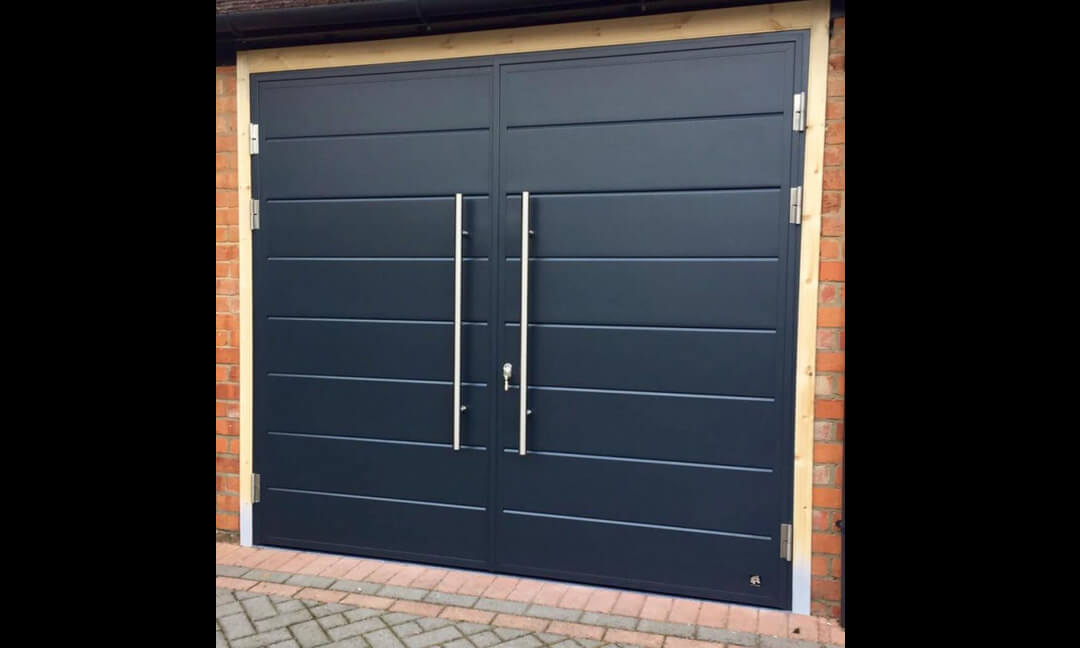 Side Hinged Garage Doors Modern Take, Modern Garage Door Handle