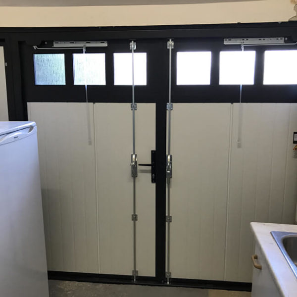 Side hinged door - BS glazing from inside