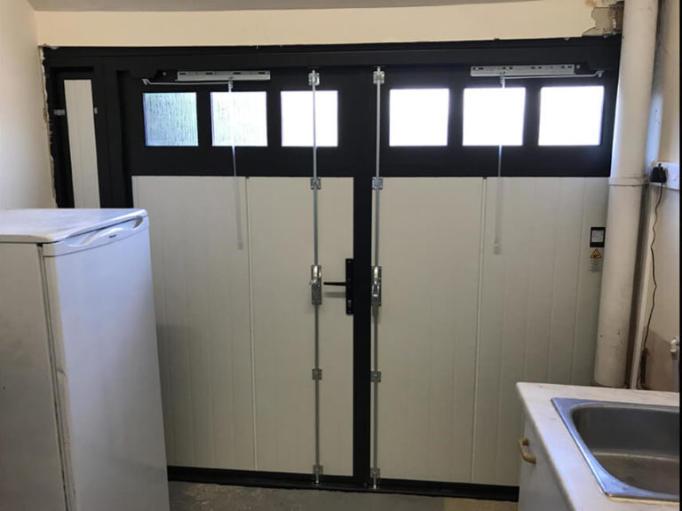 Side hinged door - BS glazing from inside