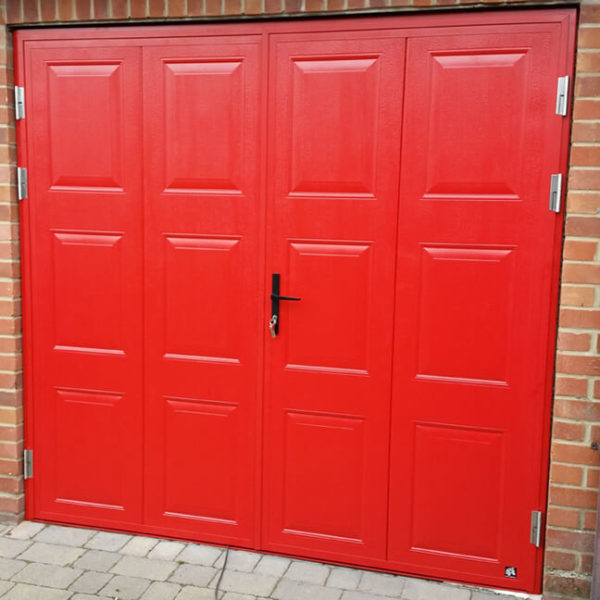 Vertical layout Georgian design door