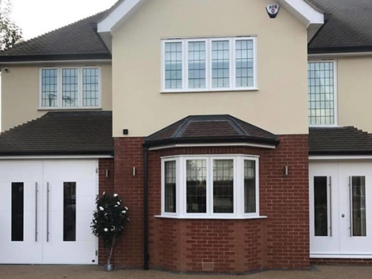 Custom made side hinged garage door