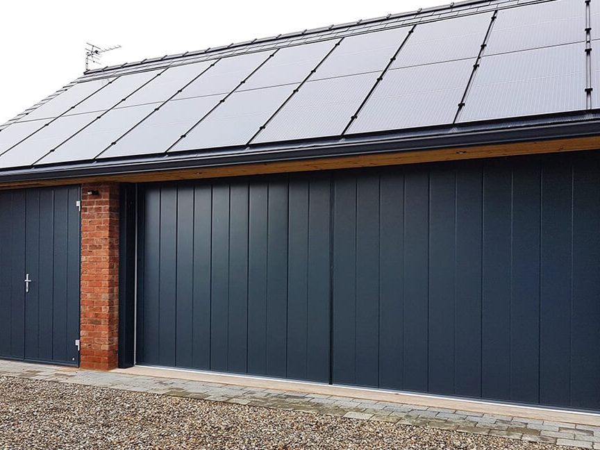 Sidesliding are the most original garage door designs in UK.