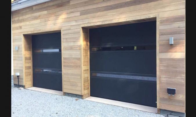 Slim-line sectional garage doors (1)