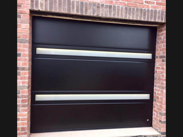 Slim-line sectional garage doors (4)