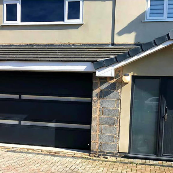 Slim-line sectional garage doors (6)
