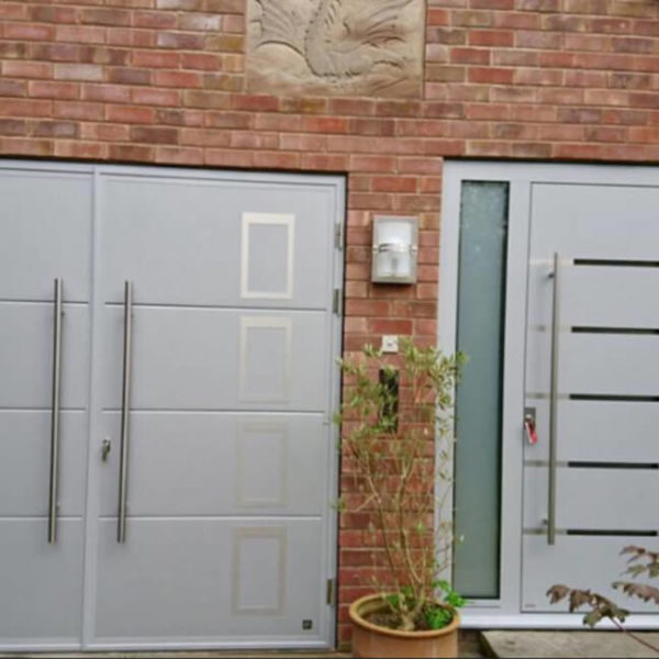 Front & garage door designs complementing each other